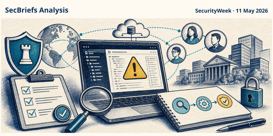 SecBriefs Analysis illustration for “SailPoint discloses compromise of its GitHub code repository”; source SecurityWeek, 11 May 2026.