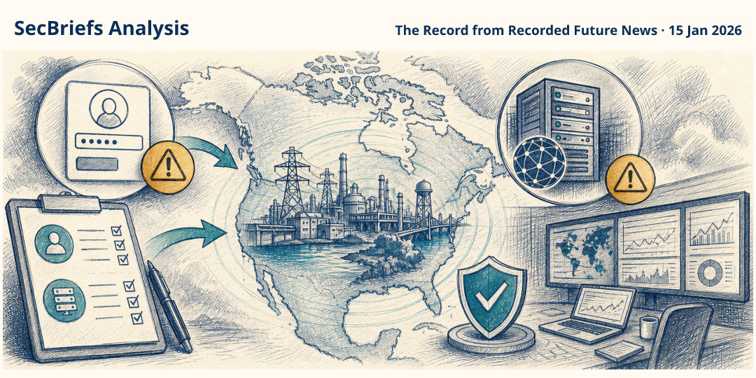 SecBriefs Analysis illustration for “Cisco Talos says Chinese hackers breached North American critical-infrastructure groups”; source The Record from Recorded Future News, 15 Jan 2026.