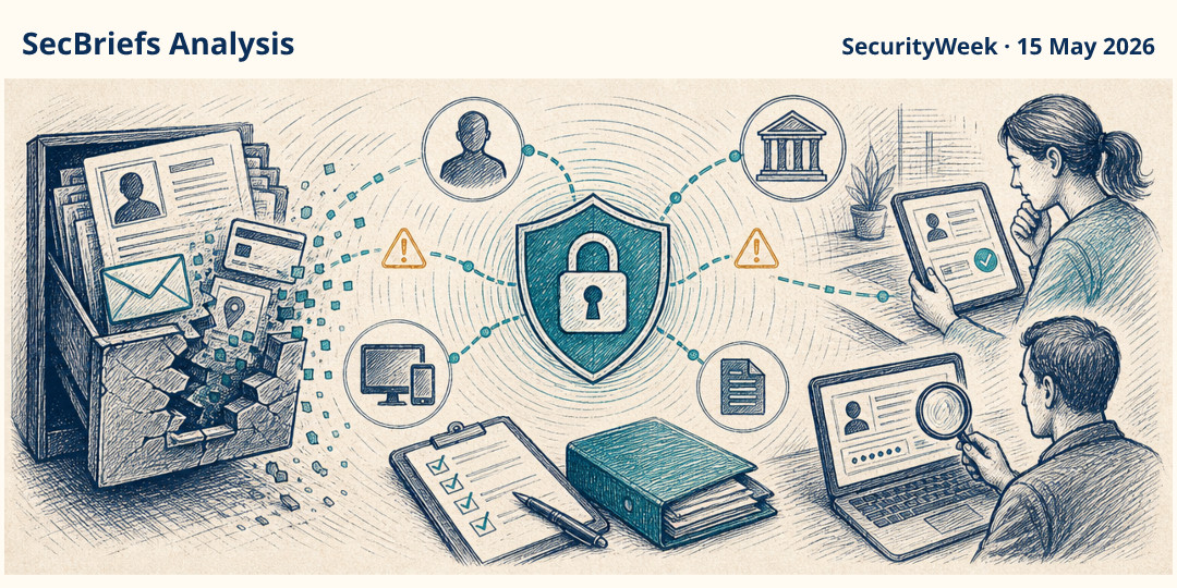 SecBriefs Analysis illustration for “American Lending Center breach affected 123,000 people”; source SecurityWeek, 15 May 2026.